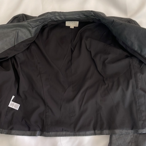 Black Loft biker type jacket. Like new condition. - Picture 10 of 14